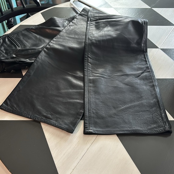 Vintage Gap Genuine leather pants 32x34 - Picture 6 of 8